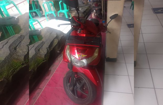 Foto: Barang bukti 1 unit sepeda motor beat..