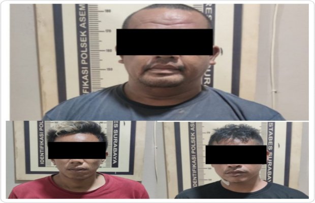 Foto: Sahrul diatas, S disebelah kanan dan R dikiri.