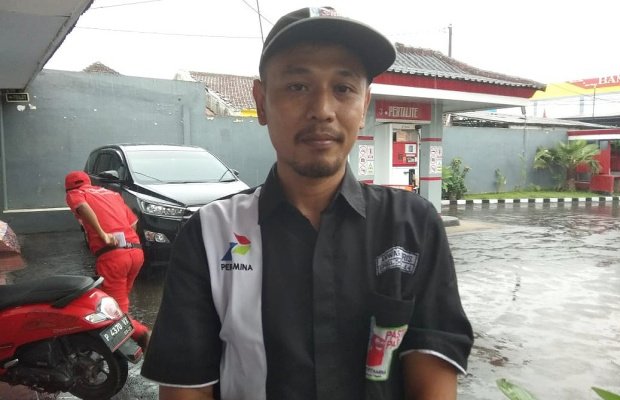 Foto: Pengawas SPBU 54-681- 14, Anwar Nuris.