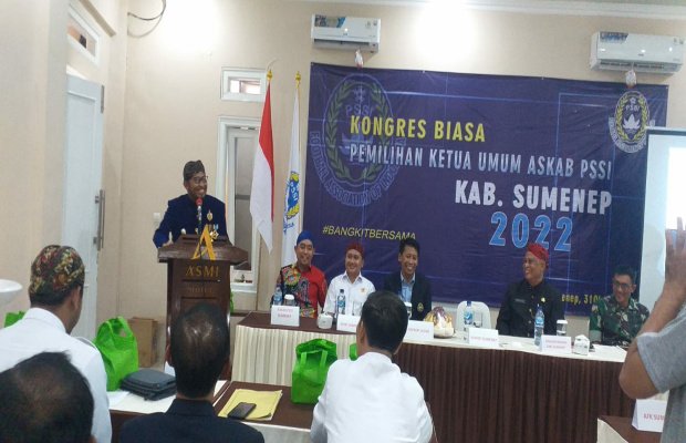 Foto: Bupati Sumenep, Achmad Fauzi saat memberikan sambutan