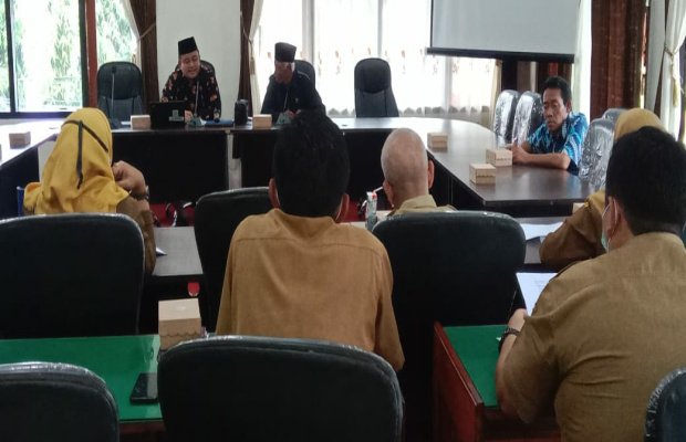 Foto: Suasan rapat kerja Komisi I DPRD Trenggalek bersama OPD mitra