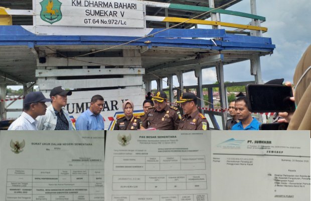 Foto: Ilustrasi dokumen kapal 'ghoib' mantan bupati