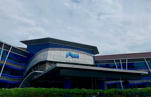 Foto: Gedung PDAM Tirta Kahuripan kabupaten Bogor