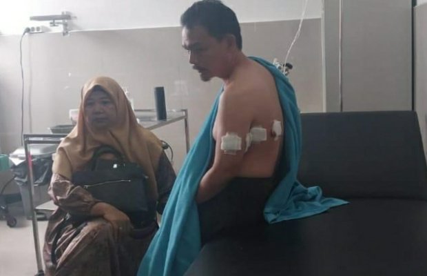 Foto: Pimpinan Kantor Berita Politik Republik Merdeka atau RMOL Bengkulu Rahimandani, yang menjadi korban penembakan orang tidak dikenal, di Bengkulu pada Jumat (3/2/2023). 