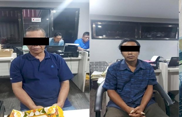 Foto: Pelaku Pendistribusian Upal saat dilakukan penyidikan di Polres Pelabuhan Tanjung Perak Surabaya 