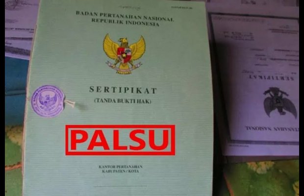 Foto: Ilustrasi sertifikat tanah