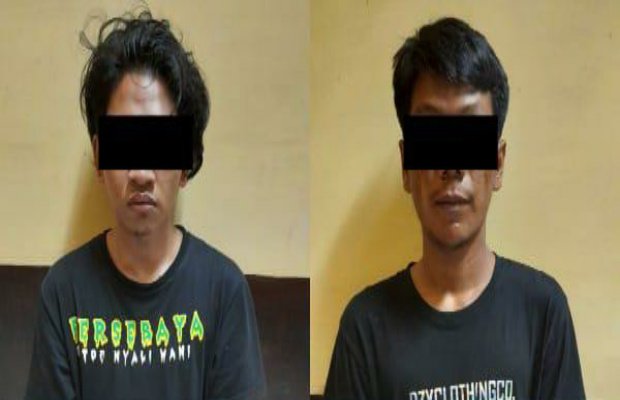 Foto: Dua tersangka pengedar barang haram jenis sabu 