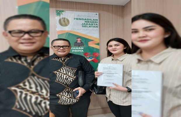 Foto : Kuasa Hukum baru terdakwa Rudi Kusmanto, Dr. T. Mangaranap Sirait