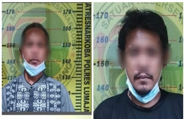 Foto: Dua Pria di Lumajang yang Ditangkap Polisi