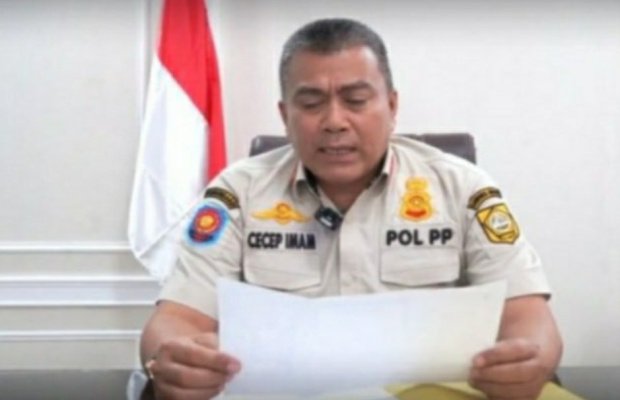 Foto: Kasat Pol PP Kabupaten Bogor, Cecep Imam Nagarasit