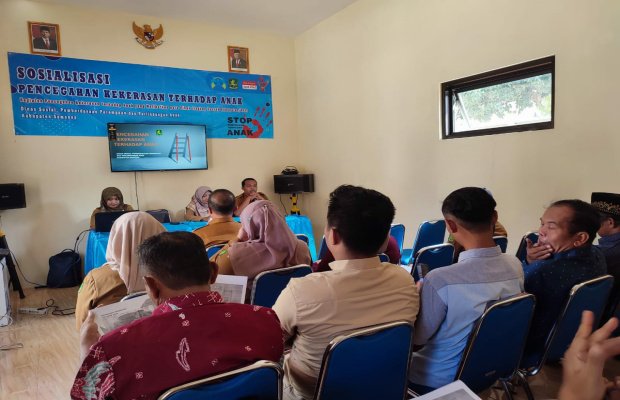 Foto: Pemkab Sumenep melalui Dinsos P3A Sumenep melakukan sosialisasi pencegahan kekerasan terhadap anak di desa Parsanga
