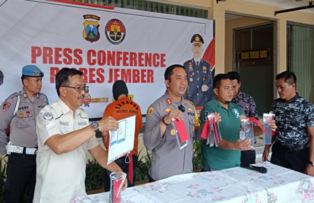 Foto:  Press Conference Polres Jember 