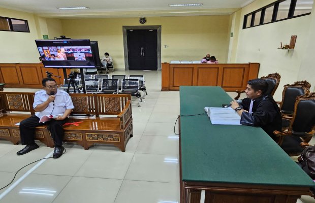 Foto: Suasana Sidang Lanjutan Perkara Korupsi Gedung Dinkes Sumenep di PN Tipikor Surabaya