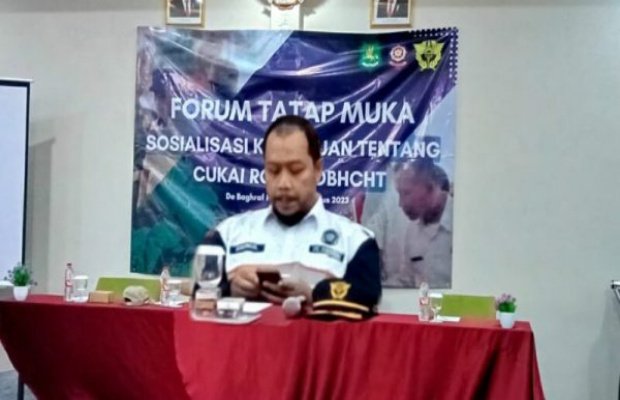 Foto: Kepala Seksi Kepatuhan Internal dan Penyuluhan Bea dan Cukai Madura Zainul Arifin