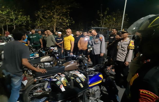 Foto: Polres Sumenep membuka aksi balap liar
