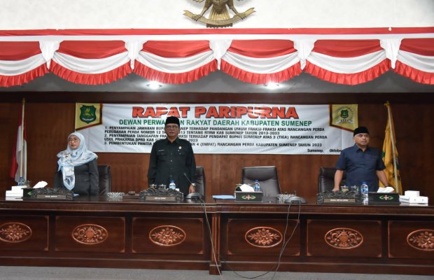 Foto: Suasana paripurna di DPRD Sumenep