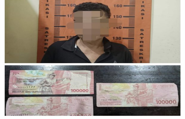 Foto: Tersangka dan Barang bukti