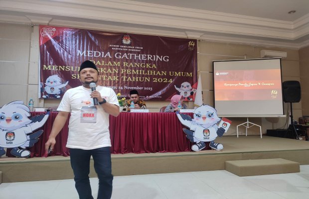 Foto: KPU Sumenep menggelar Media Gathering