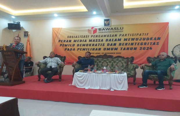 Foto: Acara Sosialisasi pengawasan Partisipatif  Bawaslu Sumenep