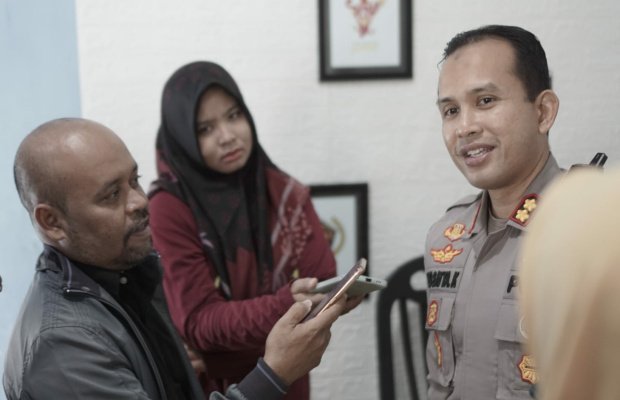 Foto: Kapolres Sumenep AKBP Edo Satya Kentriko saat dikonfirmasi awak media