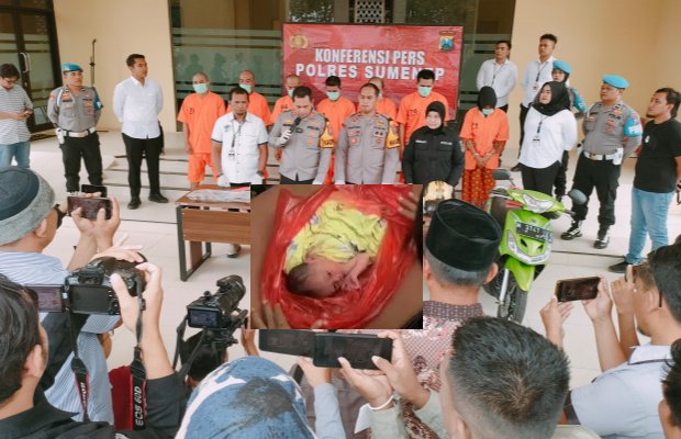 Foto: Polres Sumenep saat menggelar konferensi Pers