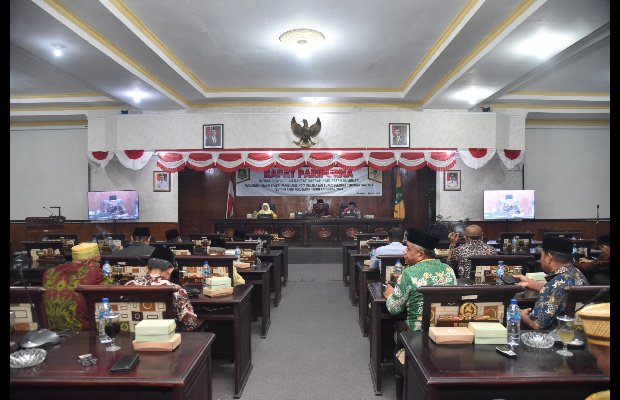 Foto: Suasana Paripurna P-APBD 2024 (by. Ibnu)