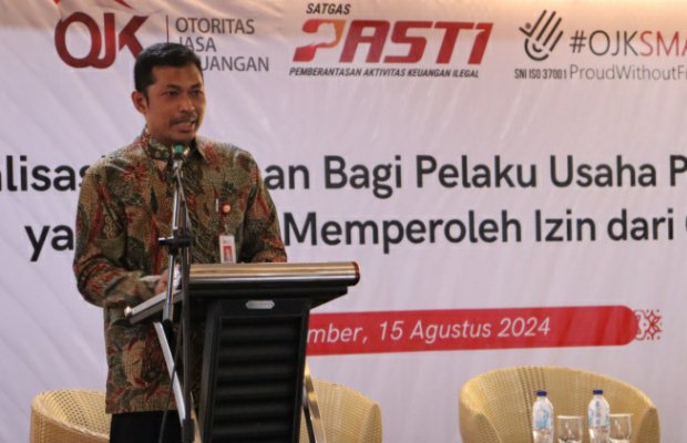 Foto: Kepala OJK Jember, Mohammad Mufid.