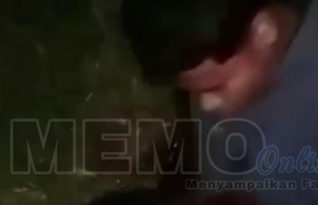 Foto : Korban pembacokan (Tangkapan layar)