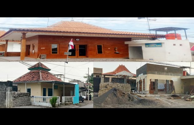 Foto: Foto : Dari pojok kiri bawah, sebelum proses/tahap pelaksanaan