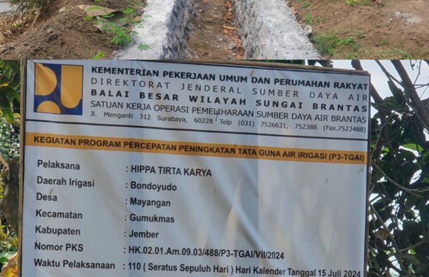 Foto: Giat pelaksanaan proyek