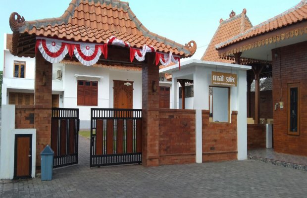 Foto: Kediaman Cak Thoriq nampak dari depan