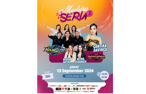Foto: Flayer Madura Seru 2 dengan Tiket 30K 