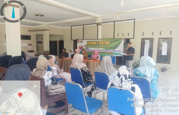 Foto:  Rembug stunting bersama muspika pakusari 
