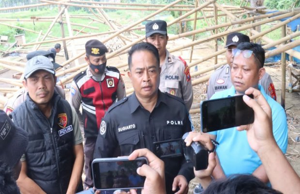 Foto: Ipda Sugiharto saat dikonfirmasi media