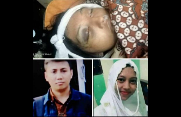 Foto: Pelaku dan Korban yang tersebar di media soasial 