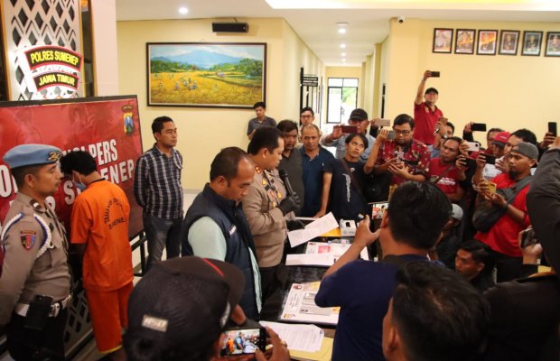 Foto: Rilis Penangkapan Sabu Oknum anggota DPRD Sumenep