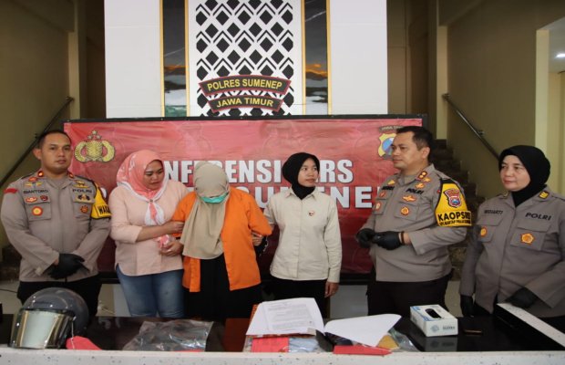 Foto: Polres Sumenep saat menggelar rilis bersama tersangka