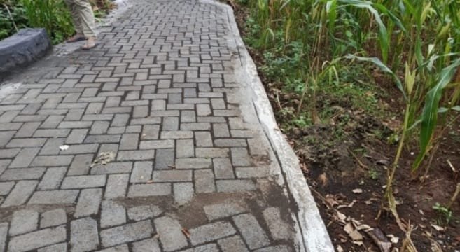 Foto: Hasil Pekerjaan Program Pokir DPRD Jatim TA 2024 di salah satu desa di Sumenep 