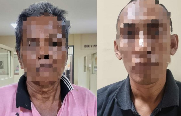 Foto: Dua maling sapi yang ditangkap polisi