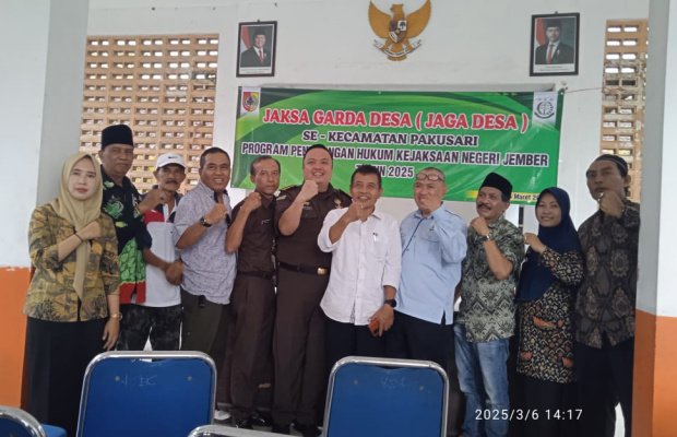 Foto: Kejari Jember beserta Kades se-kecamatan Pakusari