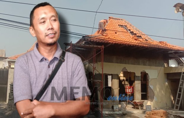 Foto: In'am adik mantan Bupati Lumajang dan lokasi mushola dimaksud