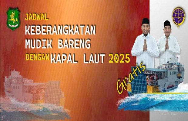 Foto: Jadwal Mudik Jalur Laut Pemkab Sumenep 2025