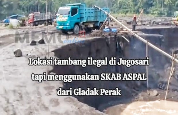 Foto: Lokasi penambangan pasir menggunakan alat mesin sedot. (Netizen)