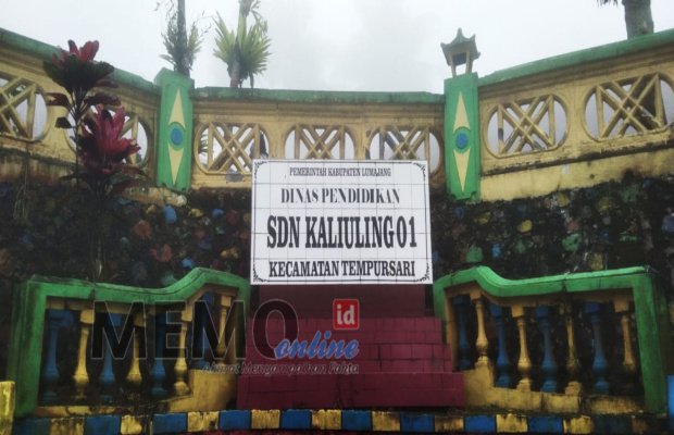 Foto: SDN Kaliuling 01 Tempursari Lumajang, nampak dari depan
