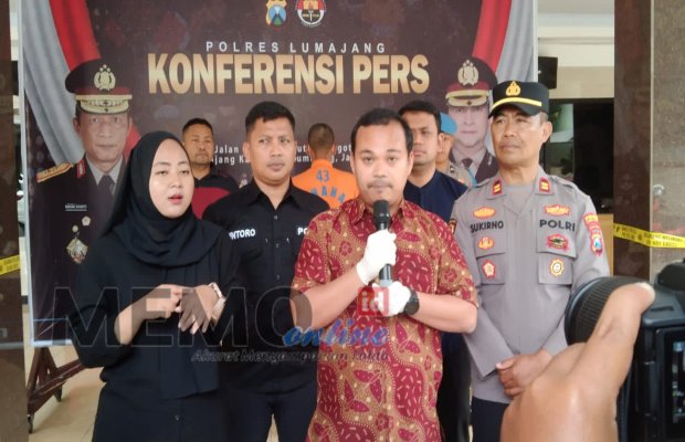 Foto: Konfirmasi Pers di Mapolres Lumajang