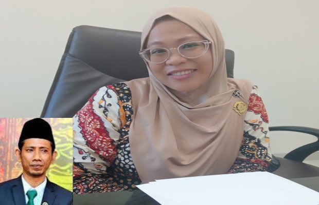 Foto: Virzannida Busyro, Ketua BK DPRD Sumenep dan oknum anggota tersangkut narkoba