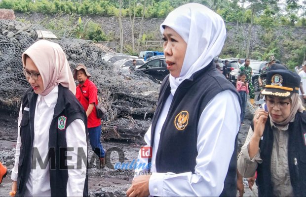 Foto: Gubernur Jatim Khofifah Indar Parawansa, saat di lokasi kegiatan.