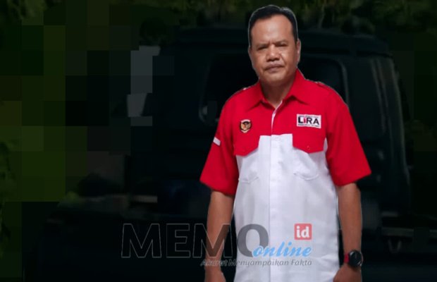 Foto: Dendik Zeldianto, Wakil Bupati LSM Lira DPD Kabupaten Lumajang, berback ground gelap screenshot visual data dimaksud