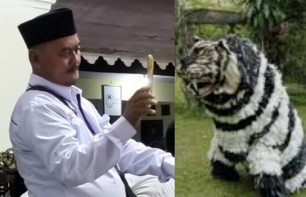 Foto: Penulis dan ilustrasi ca-macanan Kattu' 