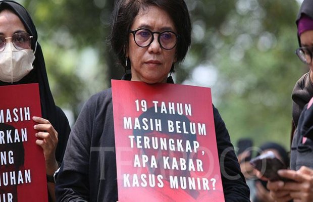 Foto: Suciwati, istri almarhum pejuang HAM, Munir Said Thalib.